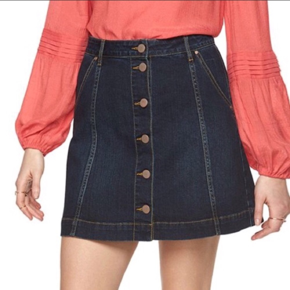 LC Lauren Conrad Denim Skirt